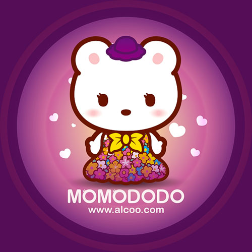 MOMODODO表情 呆萌 可爱 卡通